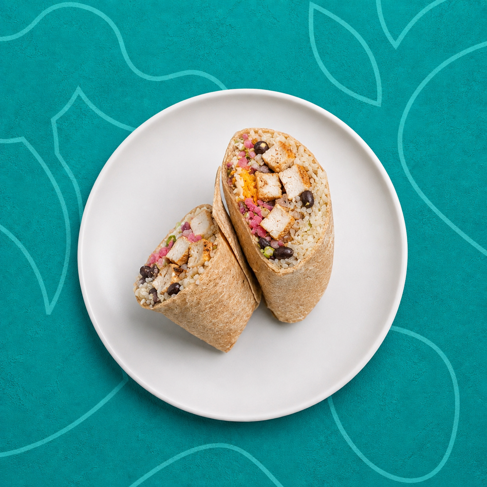 Smoked Chipotle Chicken Burrito Greek Yogurt Santa Fe Sauce