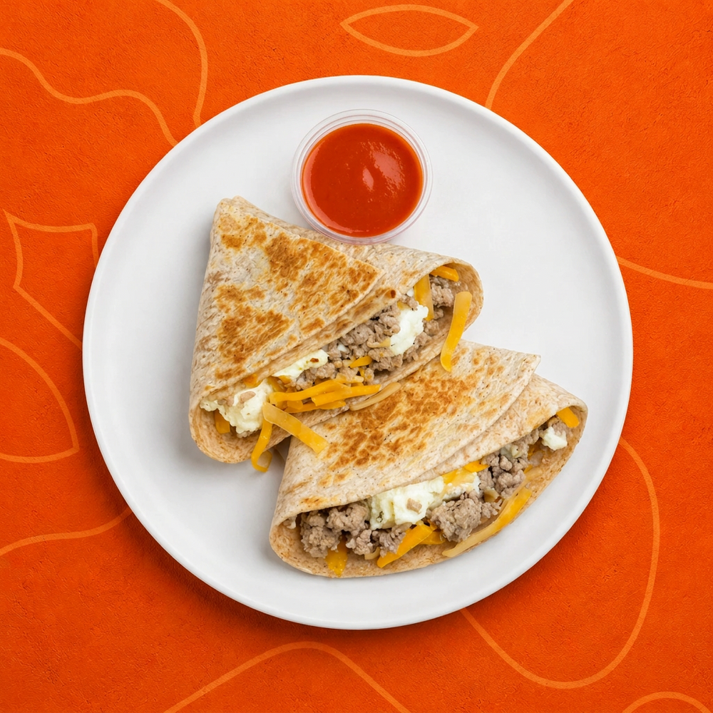 Turkey Sausage & Egg White Quesadilla