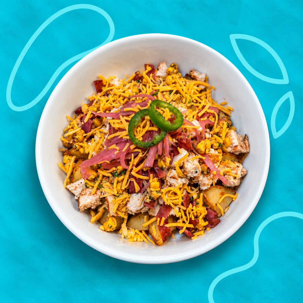 Loaded Street Corn Chicken Bowl