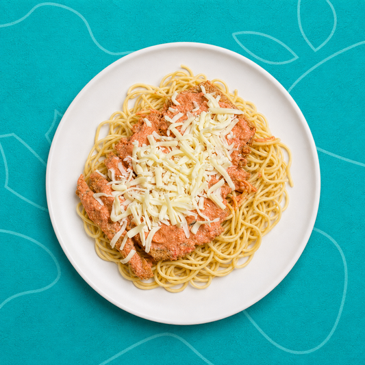 Chicken Parm W/ Cottage Cheese Vodka Sauce
