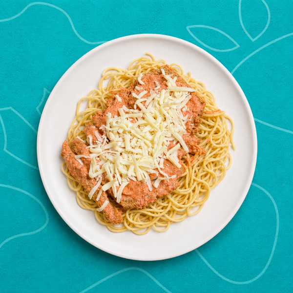 Chicken Parm W/ Cottage Cheese Vodka Sauce
