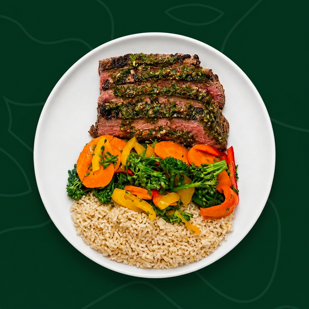 Habibi Chimichurri Flank Steak