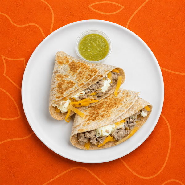 Turkey Sausage & Egg Quesadillas