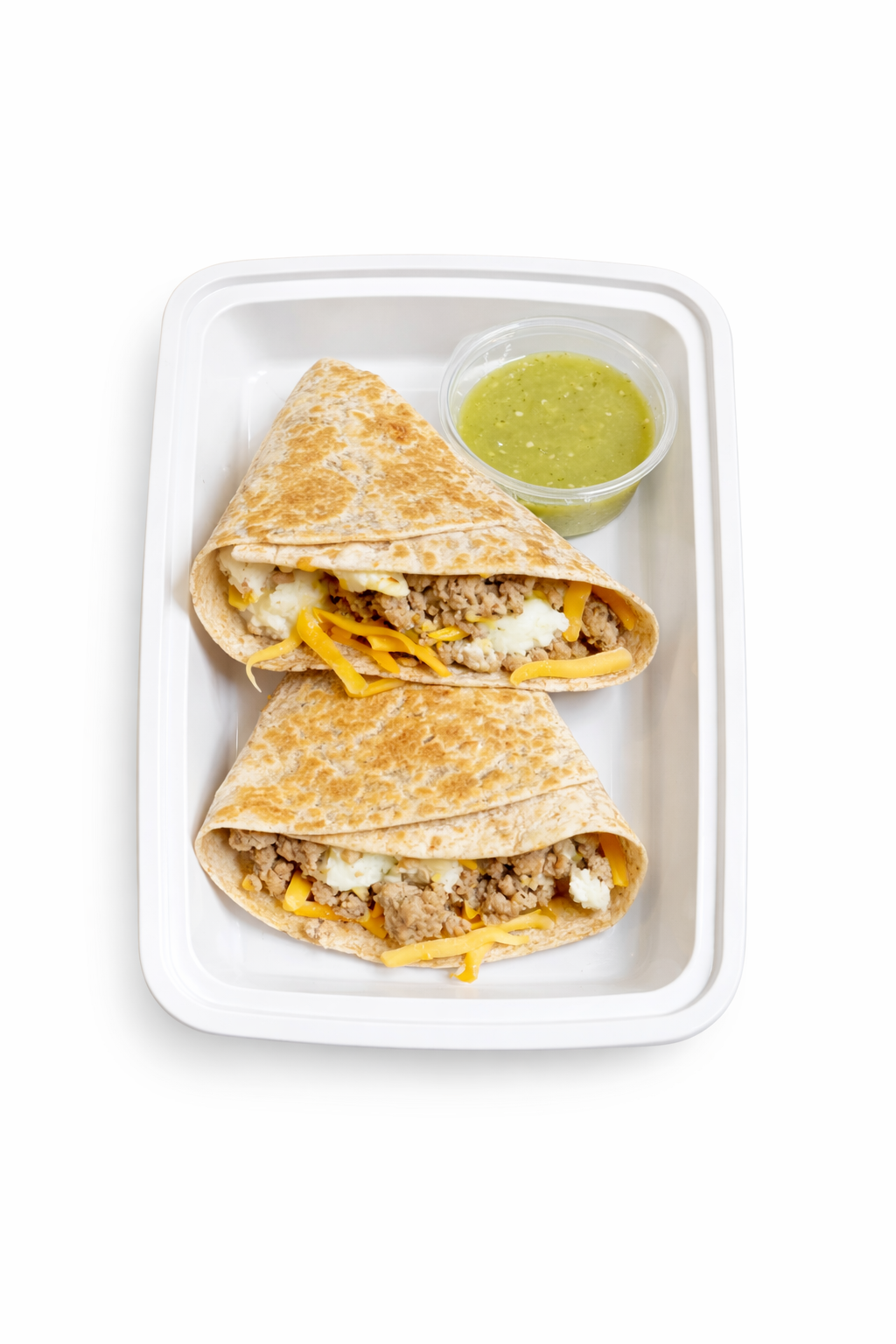 Turkey Sausage & Egg Quesadillas