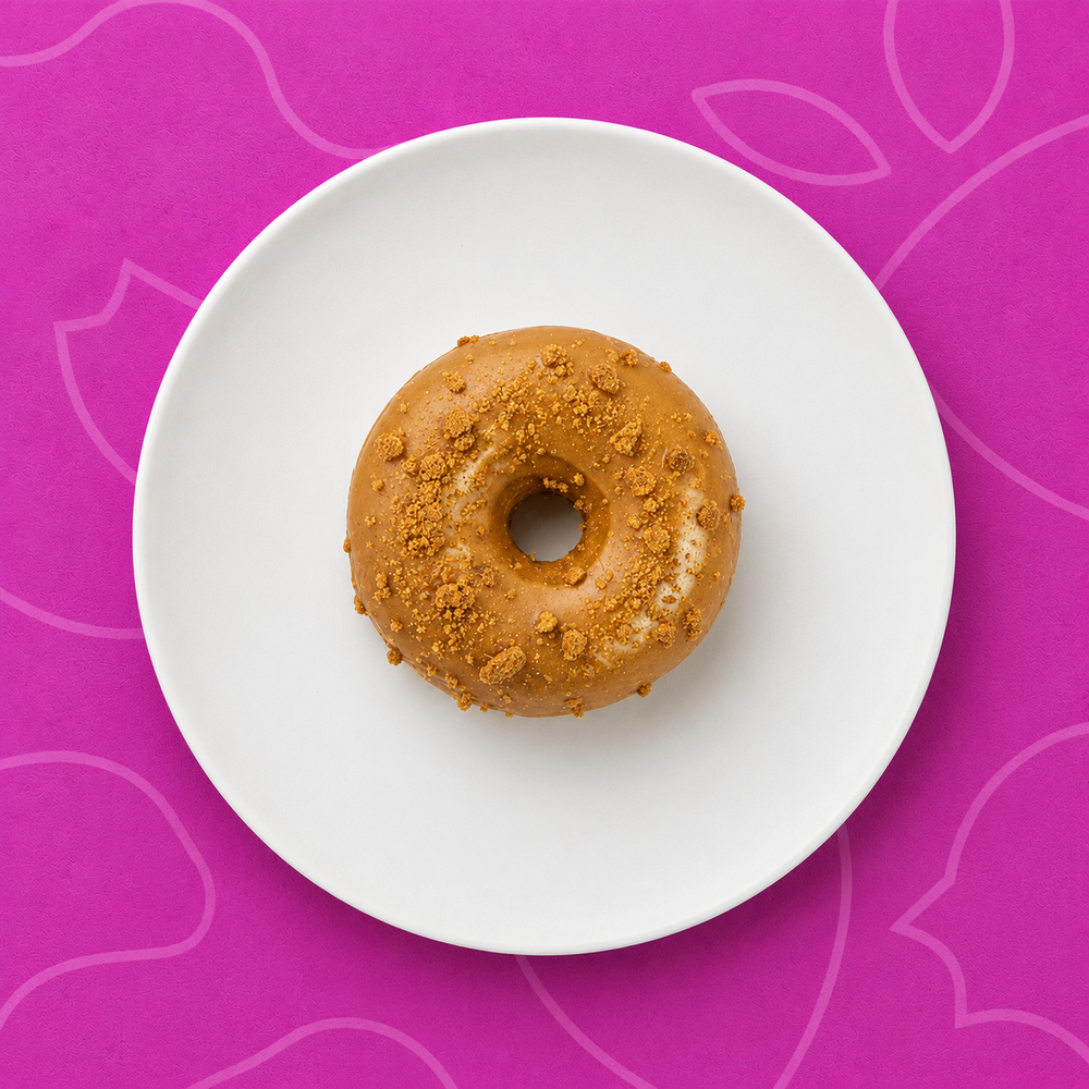 Biscoff protein donut