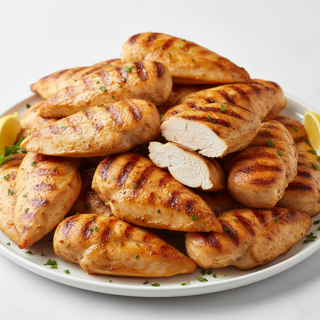 chicken breast cooked bulk 